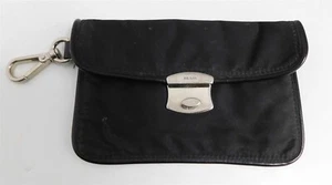 Prada Mini Pochette Nero Tessuto Nylon Italia - Foto 1 di 5