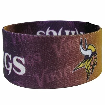 Minnesota Vikings Stretch Bracelet Licensed NFL Football - Image 1 of 3