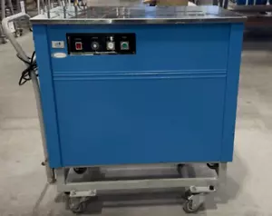 TP-201 Semi-Automatic Strapping Machine + Cart | 6-13mm | 220V | - Picture 1 of 5
