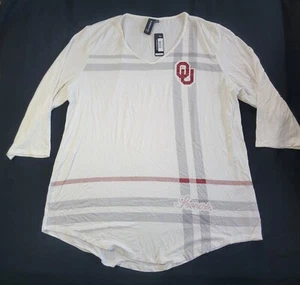 Oklahoma University OU Shirt 1XL Damen Designer P. Michael Bling auf Logo - Bild 1 von 10