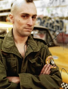 Robert de Niro "Taxi Driver" 9" x7" genuine Signed autograph COA 28831 RARE - Foto 1 di 1