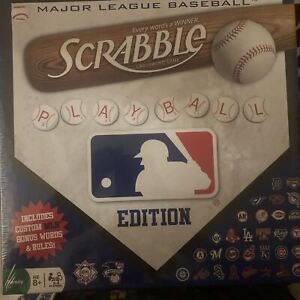 New Sealed Scrabble Crossword Game Play Ball MLB Major League Baseball Edition