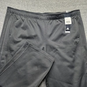 Adidas Essentials Fleece 3 Stripe Pants Men's Size 4XL Black NEW BJ8507 - Picture 1 of 10