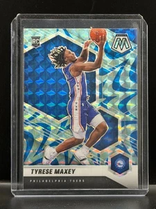 Tyrese Maxey 2020-21 mosaico de baloncesto RC No. Rookie PRIZM 203 Blue Reactive - Imagen 1 de 2