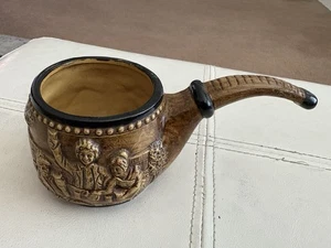 Vintage Tobacco Pipe Shaped Ceramic Pipe Rest Ashtray EX Condition - Picture 1 of 6
