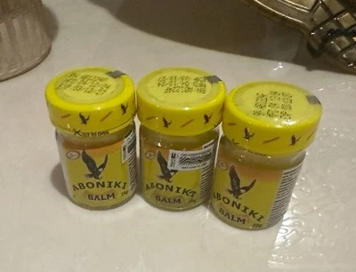 3pcs Original Aboniki Balm 25g for Arthritis,Asthma,Bronchitis,Rheumatism,Cold. - Image 1 of 4