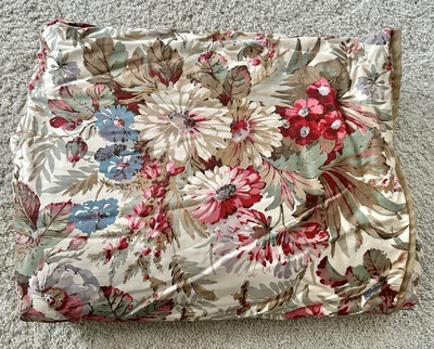 NUEVA Funda Nórdica Chaps by Ralph Lauren Talla King Beige Tostado Floral Algodón a Cuadros Foto 1 de 3