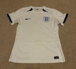 England Football Shirt 2023 Soccer Jersey Lionesses WOMEN Medium Slim Fit White - Picture 1 of 11