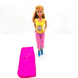 Vintage 1993 Camp Midge Barbie Doll Red Hair Sleeping Bag 11077 Mattel Read - Picture 1 of 23