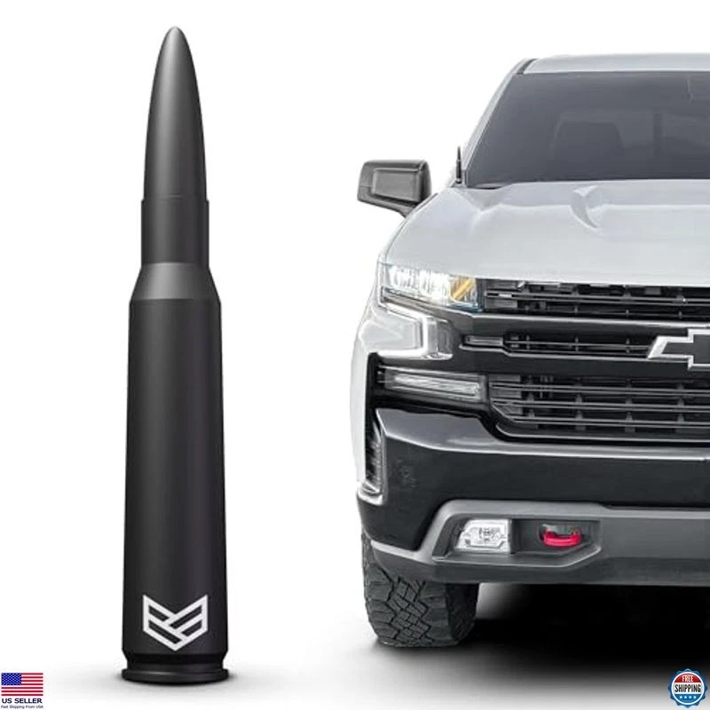 Antena Bullet RONIN FACTORY Chevy Silverado e GMC Sierra Trucks - Caminhão calibre 50 - Imagem 1 de 4
