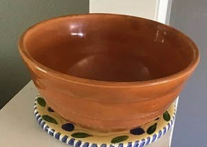 CALIFORNIA POTTERY BAUER MIXING BOWL #18 Orange 1930s - Picture 1 of 5