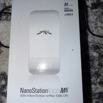 Ubiquiti Loco M5 Wireless Access Point airMAX NanoStation Loco M - BRAND NEW - Image 1 of 4