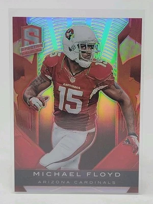 2013 Panini Spectra #2 Michael Floyd ~ RED Prizm 19/25 Arizona Cardinals  - Image 1 of 2