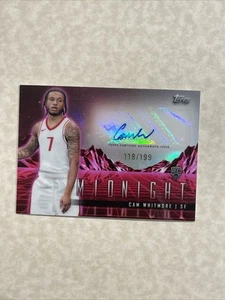 2023-24 Topps Midnight Cam Whitmore Twilight Horizon Signatures Auto RC /199 - Picture 1 of 2