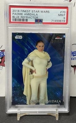 2018 Star Wars Finest PADME Blue Refractor /150 PSA 9 - Image 1 of 2