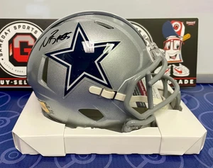 Minicasco Riddell Speed firmado por Noah Brown Dallas Cowboys  - Imagen 1 de 2