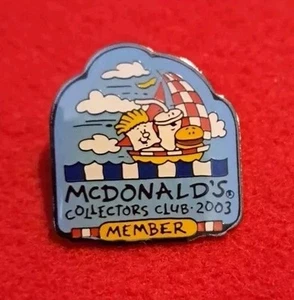 McDonalds 2003 Collector Club Pinback Convention Enamel Pin - Picture 1 of 4