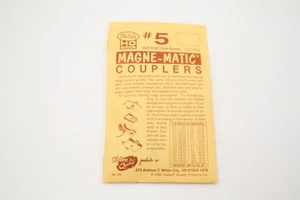 Kadee HO Scale #5 Magne-Matic Couplers – With Draft Gear Boxes – Two Pair – NIP - Picture 1 of 2