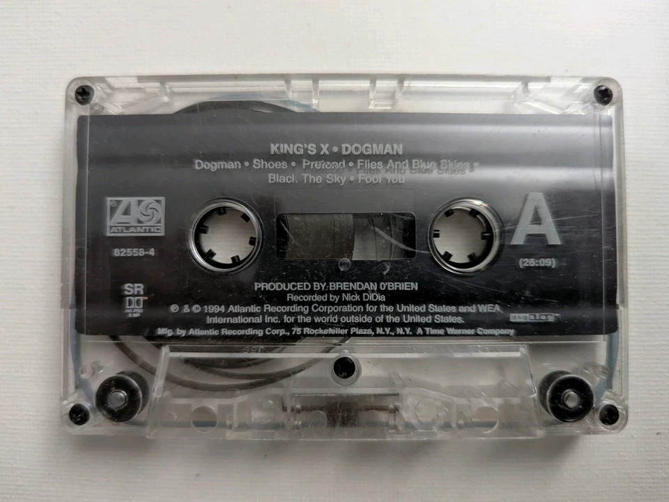 King's X ‎’ Dogman ‘ Cassette Album US 1994 Atlantic 82558-4 Rock - Image 1 of 2