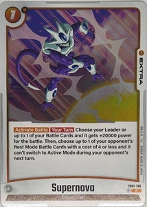 Dragon Ball Super Fusion World Awakened Pulse - Supernova Foil Rare #FB01-136 R - Picture 1 of 2