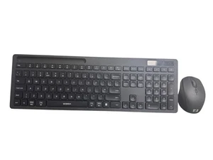 Wireless Keyboard Mouse Combo with USB A and USB C Receiver With Phone Holder - Afbeelding 1 van 2