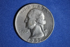 ESTATE FIND 1957 D- Washington Quarter!!  #K57866 - Picture 1 of 2