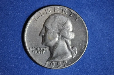 ESTATE FIND 1957 D- Washington Quarter!!  #K57866 - Image 1 of 2