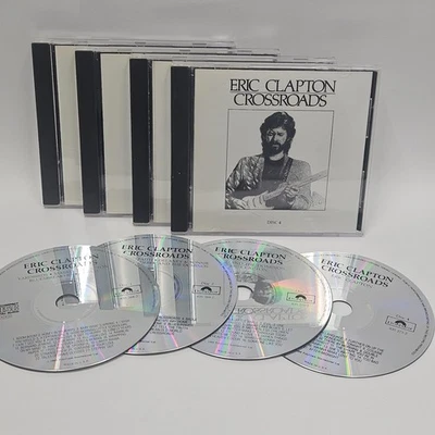 Eric Clapton Crossroads 4 CD Set 1988 Polydor VG+ Blues Rock Foto 1 de 3