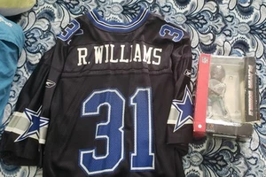 Dallas Cowboys Roy Williams Black Jersey Reebok XL Player Bobble Julius Jones  - Picture 1 of 7
