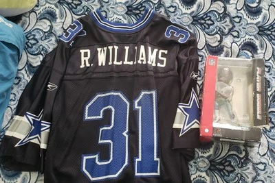 Dallas Cowboys Roy Williams Black Jersey Reebok XL Player Bobble Julius Jones  - Image 1 of 4