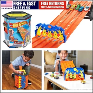 Race Track Cars Kids Gift Set Hot Wheels Roll Out Raceway Toys for Boys Girls 4+ - Picture 1 of 10