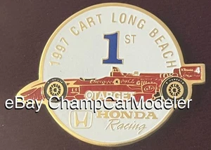 1997 Alex Zanardi CART Long Beach Honda Racing Win Target Chip Ganassi Pin TCGR - Picture 1 of 1