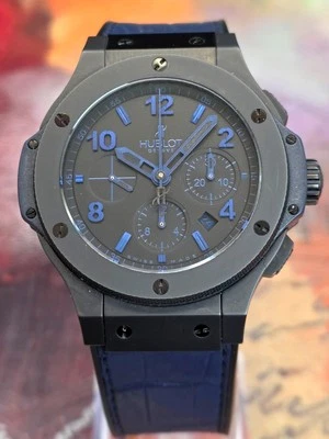 宇宙宝 Big Bang King LE 陶瓷黑色和蓝色手表 44 毫米 301.CI.1190.GR.ABB09 — 第 1/4 张图片