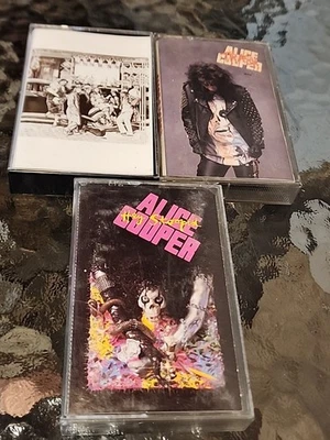Alice Cooper Cassette Tape Lot Of 3   HEY STUPID / TRASH / GREATEST HITS  Foto 1 de 4