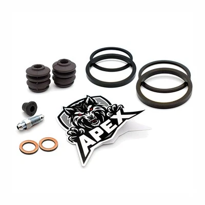 Yamaha XV950 CU Bolt 2017 Front Brake Caliper Seal Service Kit Rebuild Overhaul Foto 1 de 4