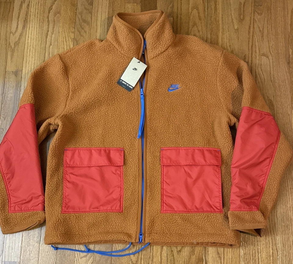 Nike Sportswear Sport Essentials+ Men's Fleece Full-Zip Jacket DD5021-246 Large - Image 1 of 1