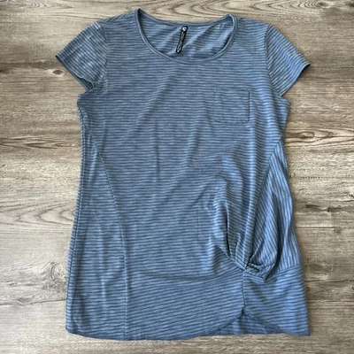 Camisa Kuhl Kontra Manga Gorra Mujer Pequeña Azul Rayas Nueva Foto 1 de 4