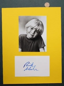 Cucchiai d'argento anni 80 star TV Ricky Schroeder autografo firmato e set fotografico SCARCE- - Foto 1 di 1