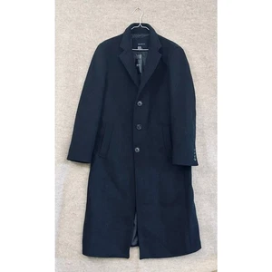  Abrigo chaqueta larga de tres botones mezcla de lana hasta la rodilla Braveman para hombre - Imagen 1 de 10