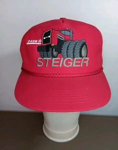 Vintage Case IH Steiger Snapback Rope Hat K-Products Tractor Hat Cap Pre-Owned  - Bild 1 von 15