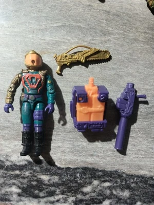 GI Joe Cesspool con accesorios 1991, no completo, 1 grieta en el codo Foto 1 de 3