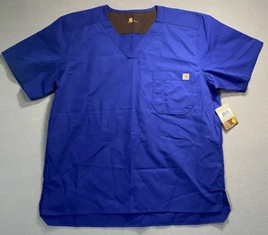Carhartt Ripstop Utility Scrub Top Herren Large Hemd (C15108) Navy Blau - Bild 1 von 9
