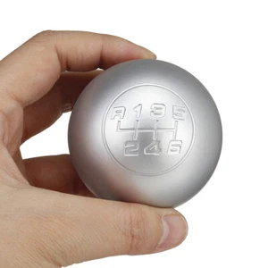 6 Vitesse Pommeau de Levier Vitesses Complet Pour Alfa Romeo Giulietta Argent - Picture 1 of 7