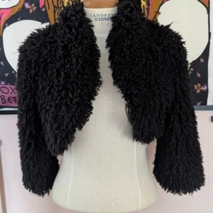 Vintage Betsey Johnson cropped bolero jacket - Picture 1 of 6