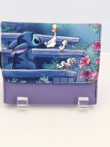 Loungefly Disney Lilo & Stitch Ducklings Tri-fold Flap Wallet NWT