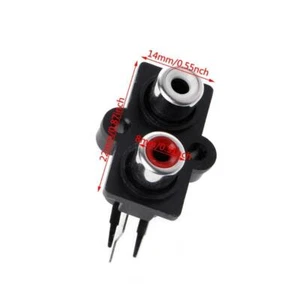 5 Pcs PCB Mount 2 Position Stereo Audio Video Jack RCA Female Connector - Picture 1 of 8