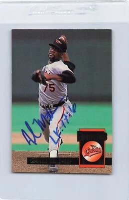 1994 Donruss #214 Alan Mills Orioles Signed Auto *K3442 - Image 1 of 2