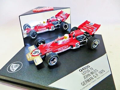 QUARTZO Q4020 'LOTUS 72 #16. JOHN MILES, GERMAN GP 1970' 1:43. MIB/BOXED. - Image 1 of 4