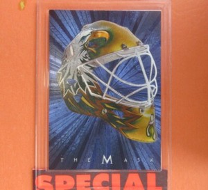 ED BELFOUR 2001-02  BETWEEN THE PIPES MASK BLUE  #2  Dallas Stars