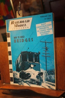 Vintage Railroad Model Craftsman Magazine February 1960 - Image 1 of 2